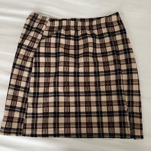 Plaid skirt